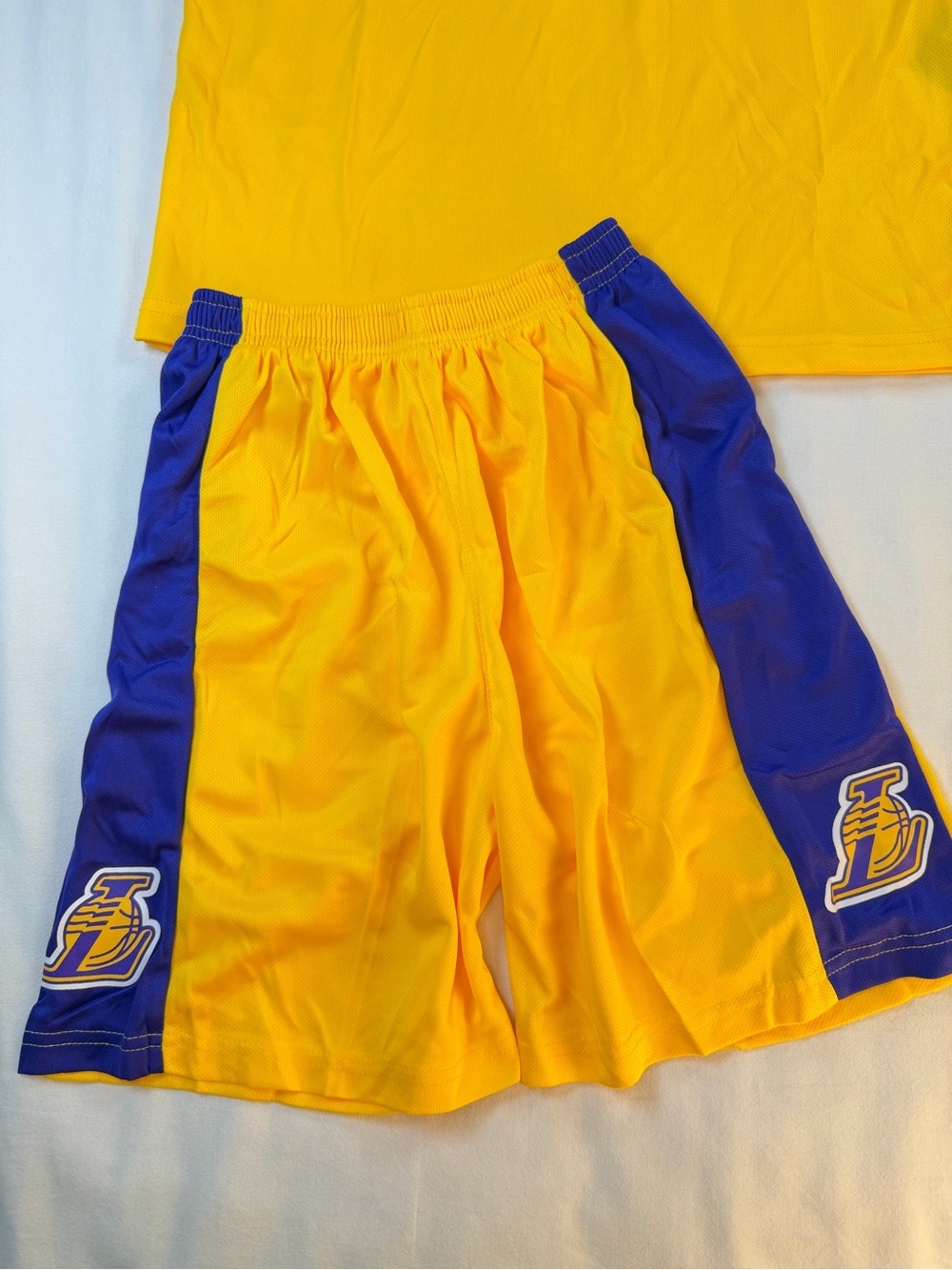 Los Angeles Lakers #23 LeBron James Youth XL Jersey and Shorts Set NWT - Picture 10 of 10